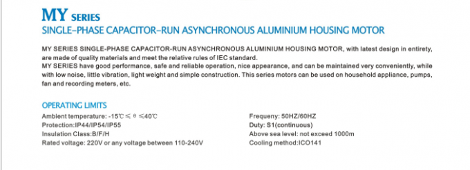 50 Гц 0,55 КВт 0,75 HP 1440 вращений в минуту однофазный конденсатор-начало работы асинхронный индукционный мотор 220 В/230 В переменная напряженность 60 Гц частота номинальная мощность 5