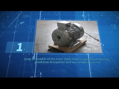 Цвет черноты мотора полого вала ZOZHI HS100L3-4 5.5HP/4KW