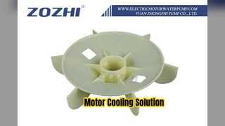 Белые пластиковые лопасти вентилятора 24x151 мм, 7 лопастей